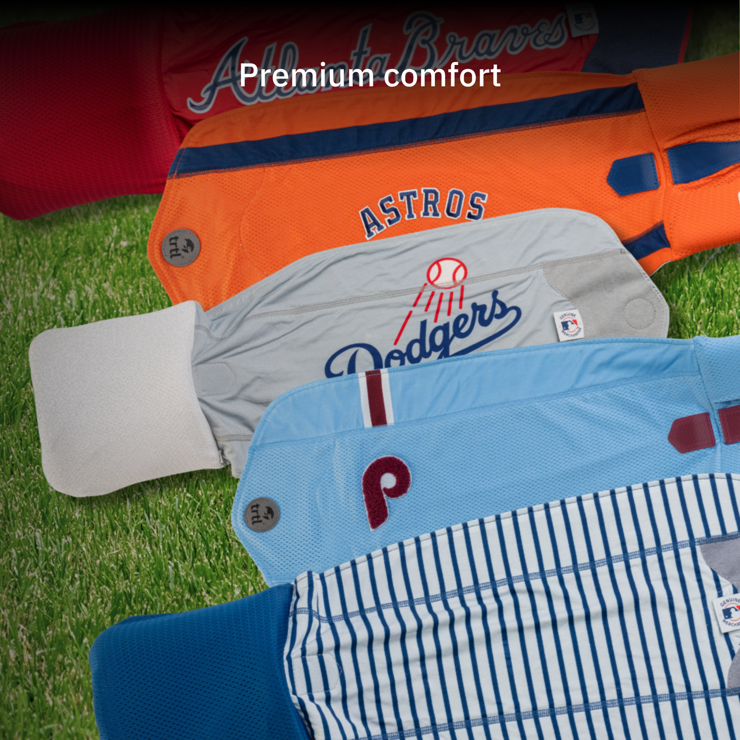 Major League Baseball® x Trtl Pillow Cool